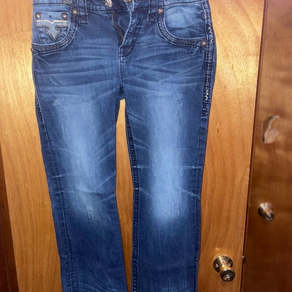 Rock revival Blue Denim Jeans